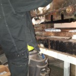 ボール洗浄機ブラシ交換工事