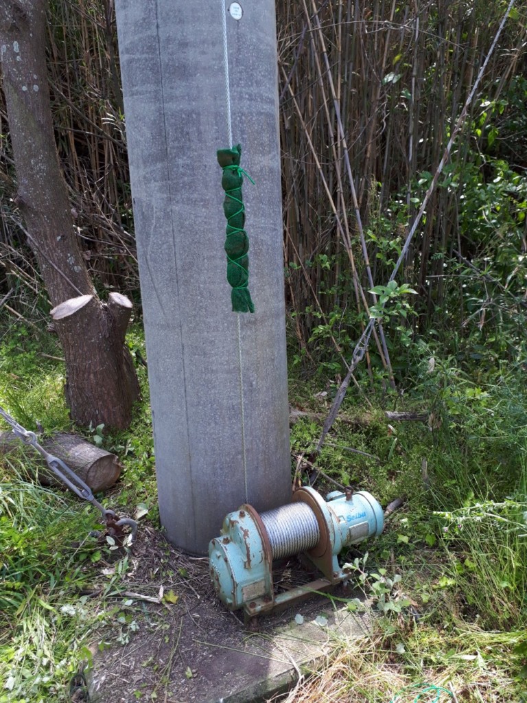 巻きワイヤー交換工事