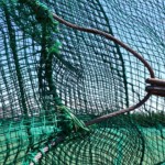 防球ネット補修工事