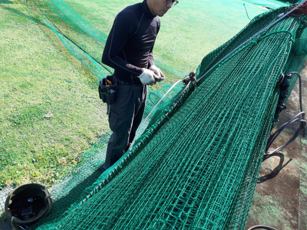 巻ワイヤー交換工事