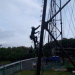 ガイドワイヤー交換工事