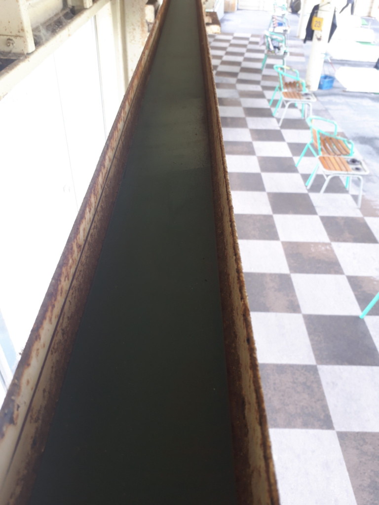 ボール送球コンベアベルト交換工事