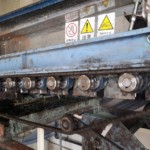 ボール洗浄機ブラシ交換工事