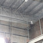 落下防止ネット設置工事