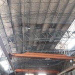 落下防止ネット設置工事