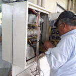 電動ウインチ制御盤交換工事