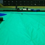 人工芝張替え工事