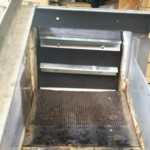 ボール送球用ゴムバケット交換工事