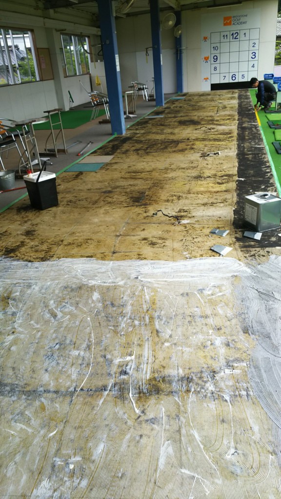 タイルカーペット張替え工事