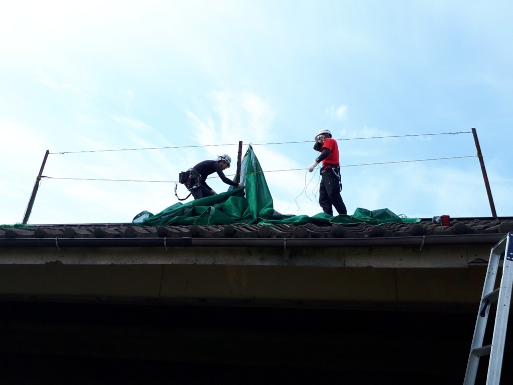 アーチェリーネット張替え工事