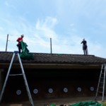 アーチェリーネット張替え工事