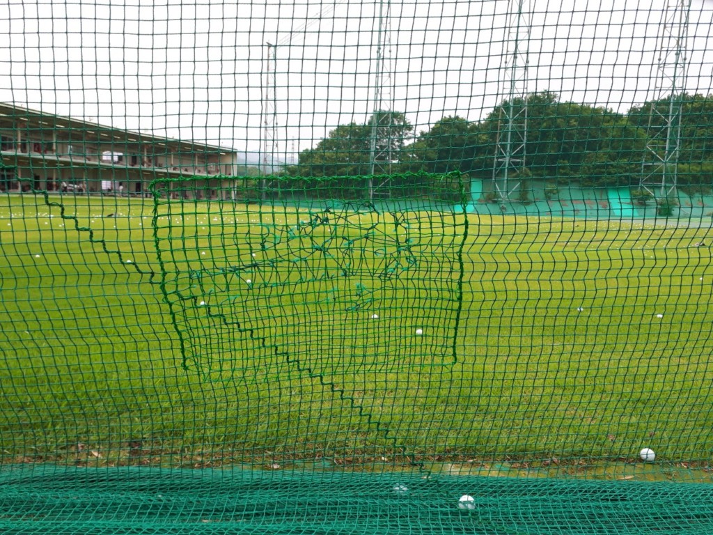 防球ネット補修工事