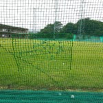 防球ネット補修工事