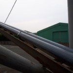 送球ホース交換工事