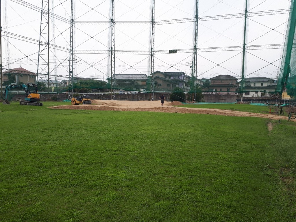 フィールド改修工事