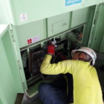 ボール貸出機入替工事