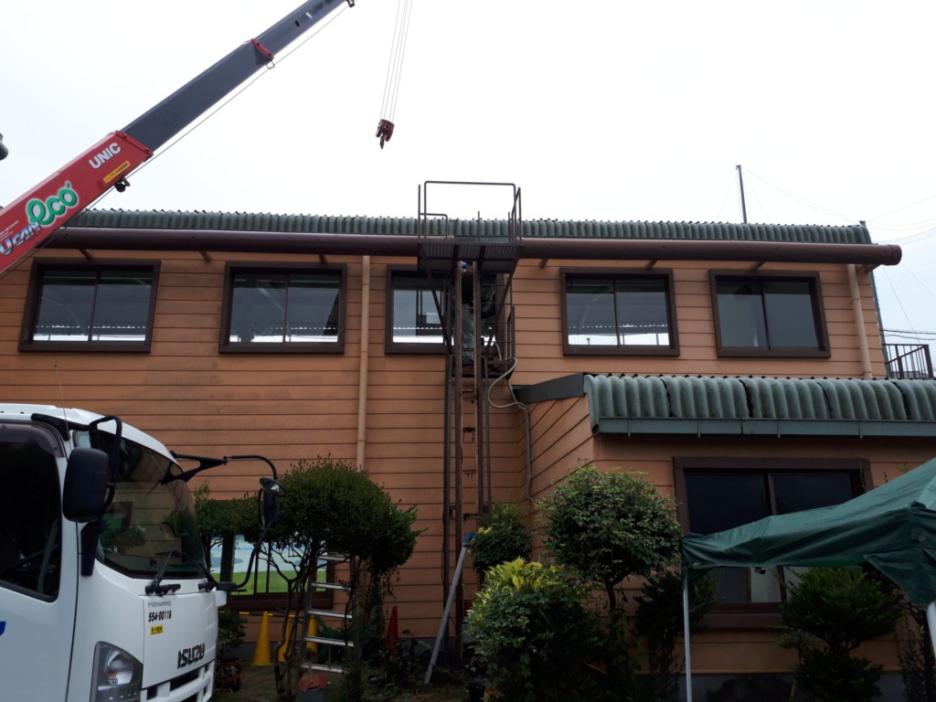 縦コンベア交換工事