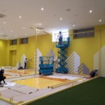 防球ネット設置工事