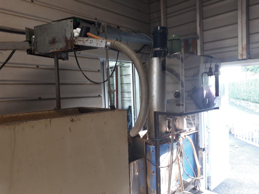 ボール洗浄機入替え工事