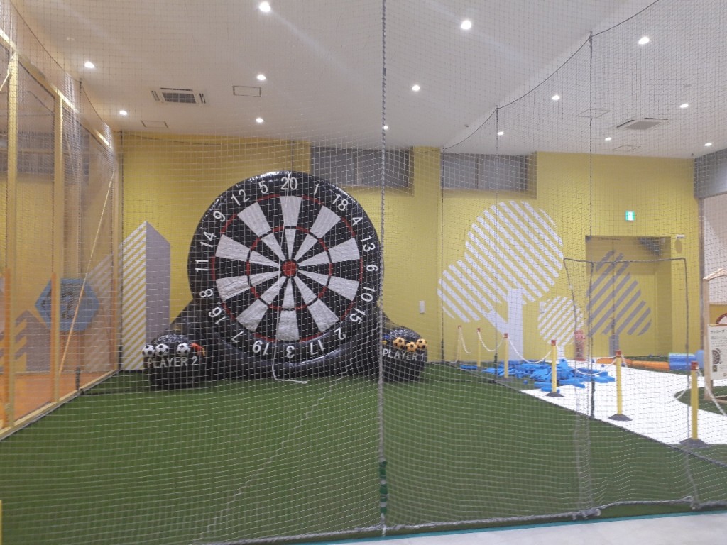 防球ネット設置工事