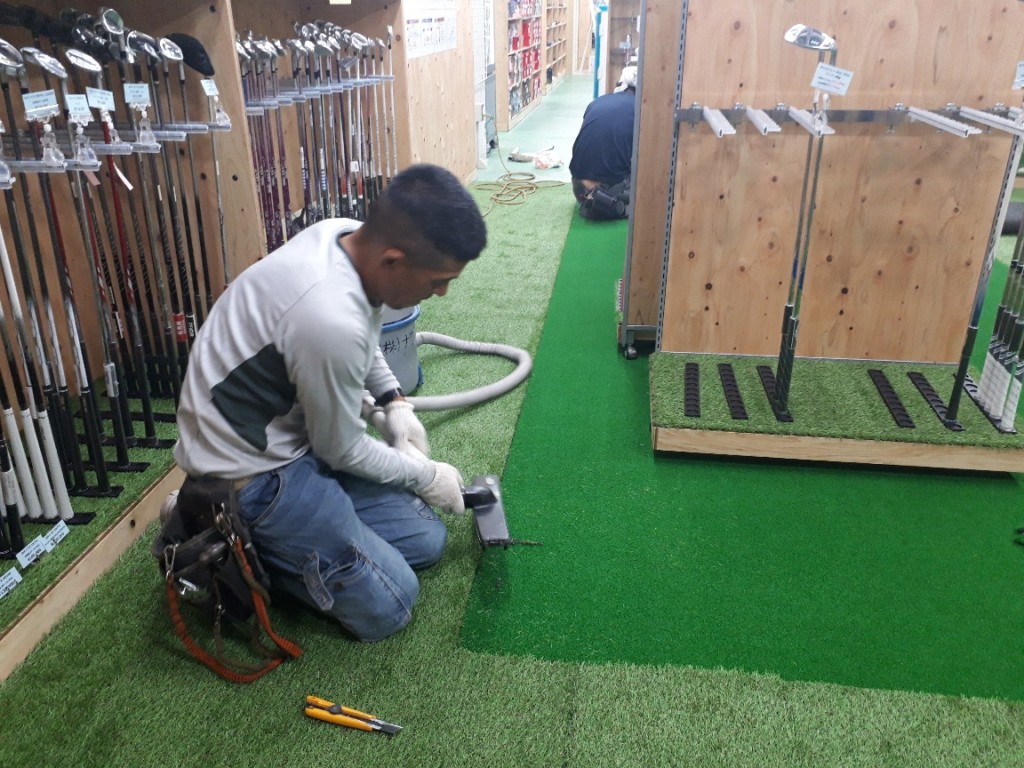 パター場設置工事