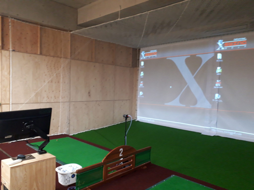インドアゴルフネット設置工事