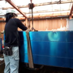 ボール洗浄機入替工事