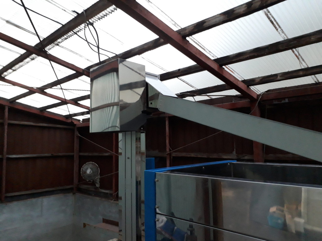 ボール洗浄機入替工事