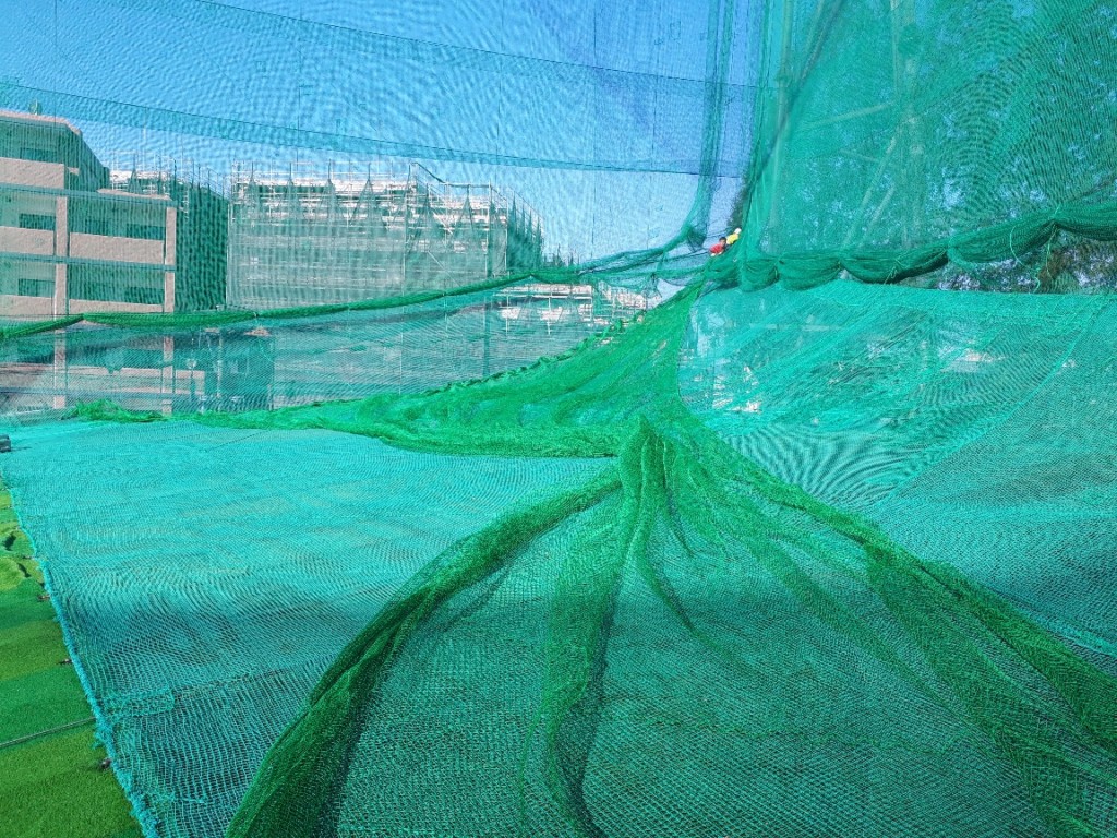 スロープネット張替工事