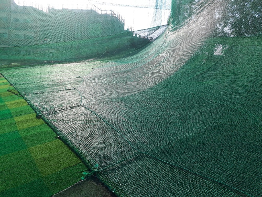 スロープネット張替工事