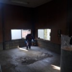 インドアゴルフネット設置工事