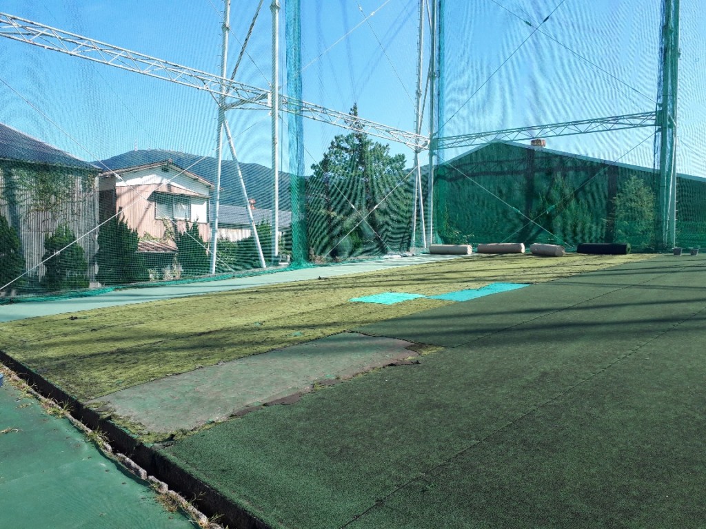 人工芝一部張替え工事