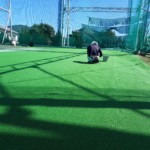 人工芝一部張替え工事