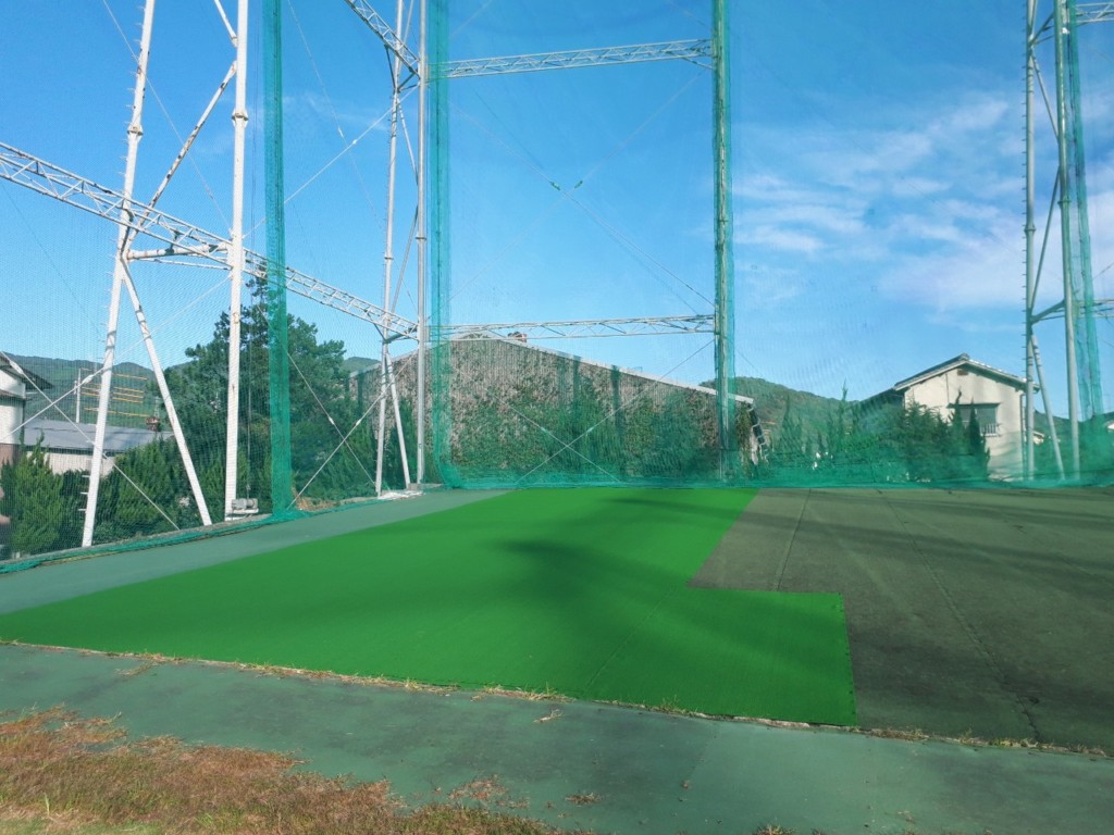 人工芝一部張替え工事