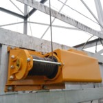 電動ウインチ交換工事