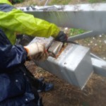 電動ウインチ交換工事