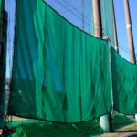 遮光ネット滑車交換