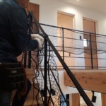 落下防止ネット設置工事