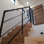 落下防止ネット設置工事