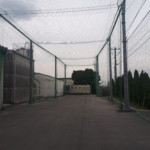 飛散物防止ネット設置工事