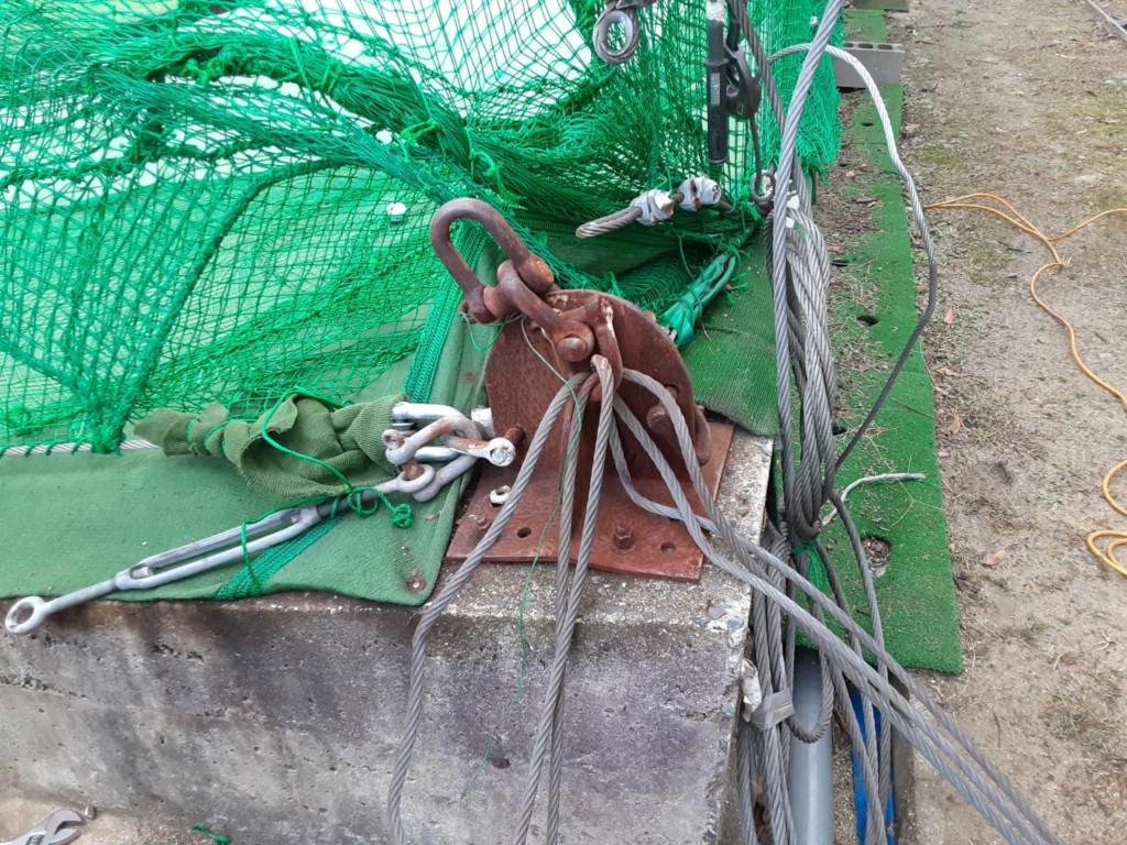 アンカープレート交換