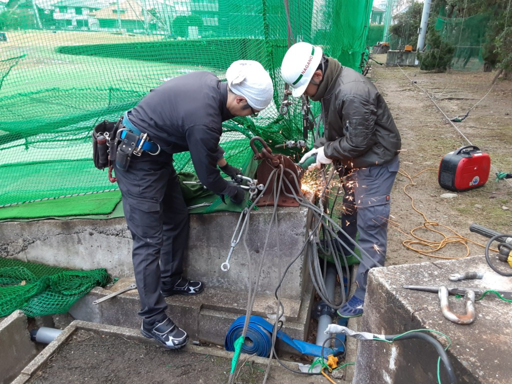 アンカープレート交換