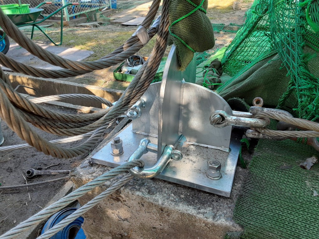 アンカープレート交換