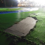 人工芝補修工事