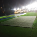 人工芝補修工事