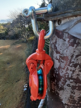 ワイヤー交換工事