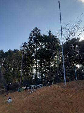 ワイヤー交換工事