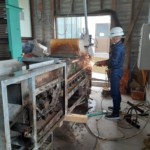 ボール洗浄機入替工事