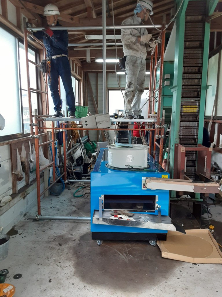 ボール洗浄機入替工事