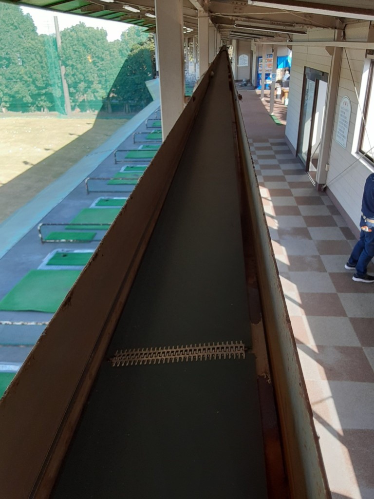 水平コンベアベルト交換工事